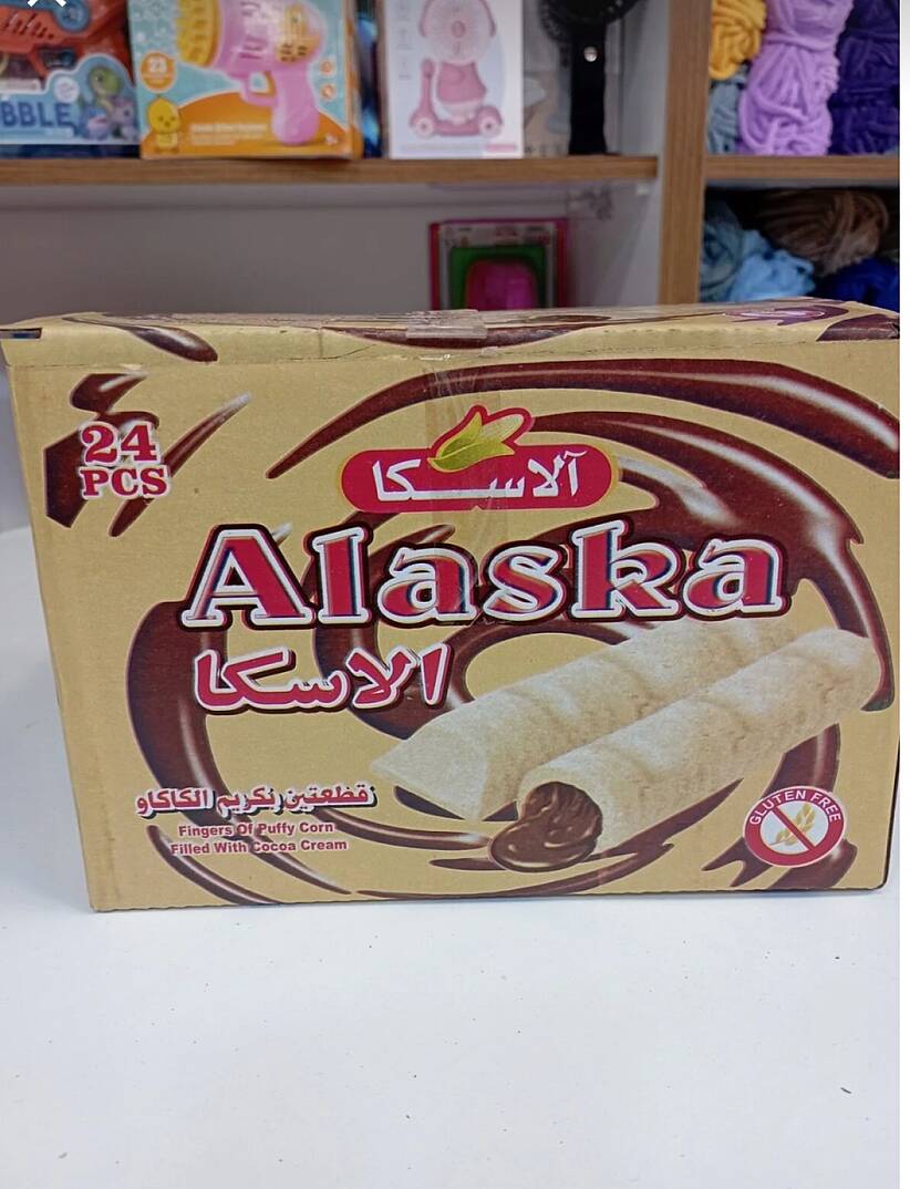 ALASKA ÇİKOLATALI GOFRET 1 KUTU(1 kutu 24 adet) - 1