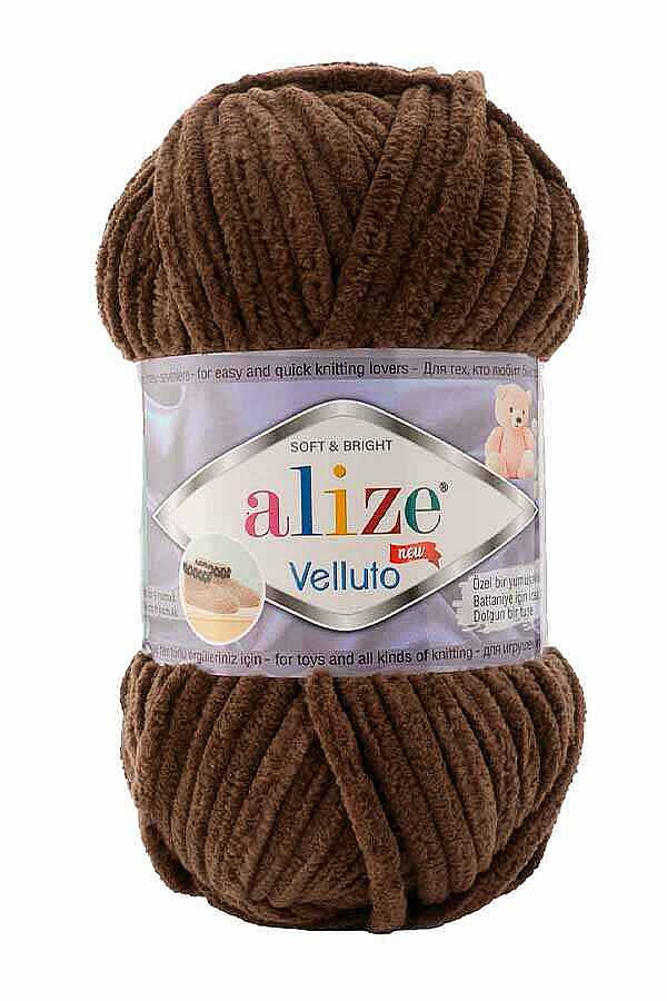ALİZE VELLUTO 493 Koyu Kahve - 1