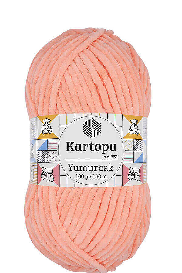 KARTOPU YUMURCAK KADİFE İP K218 Yavruağzı - 1
